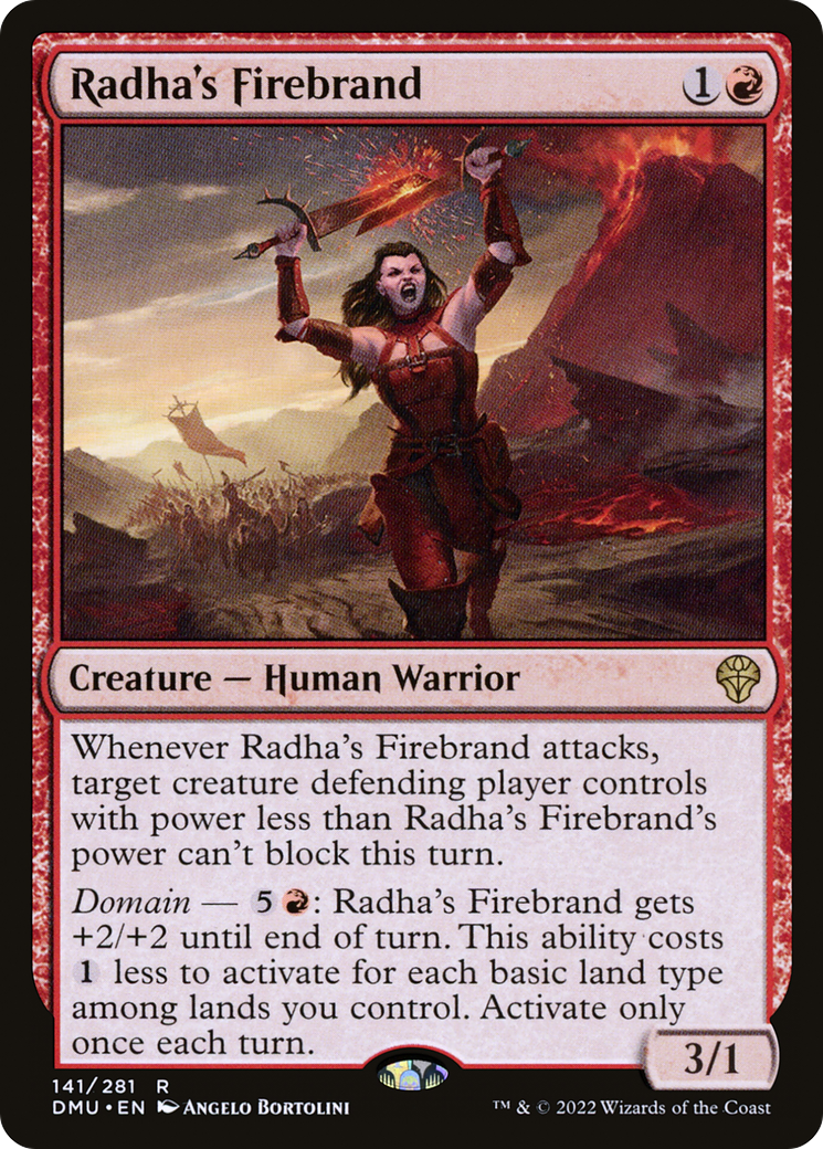 Radha's Firebrand (DMU-141)  - Dominaria United