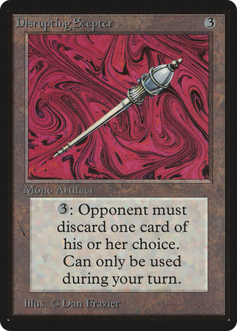 Disrupting Scepter (LEB-)  - Limited Edition Beta