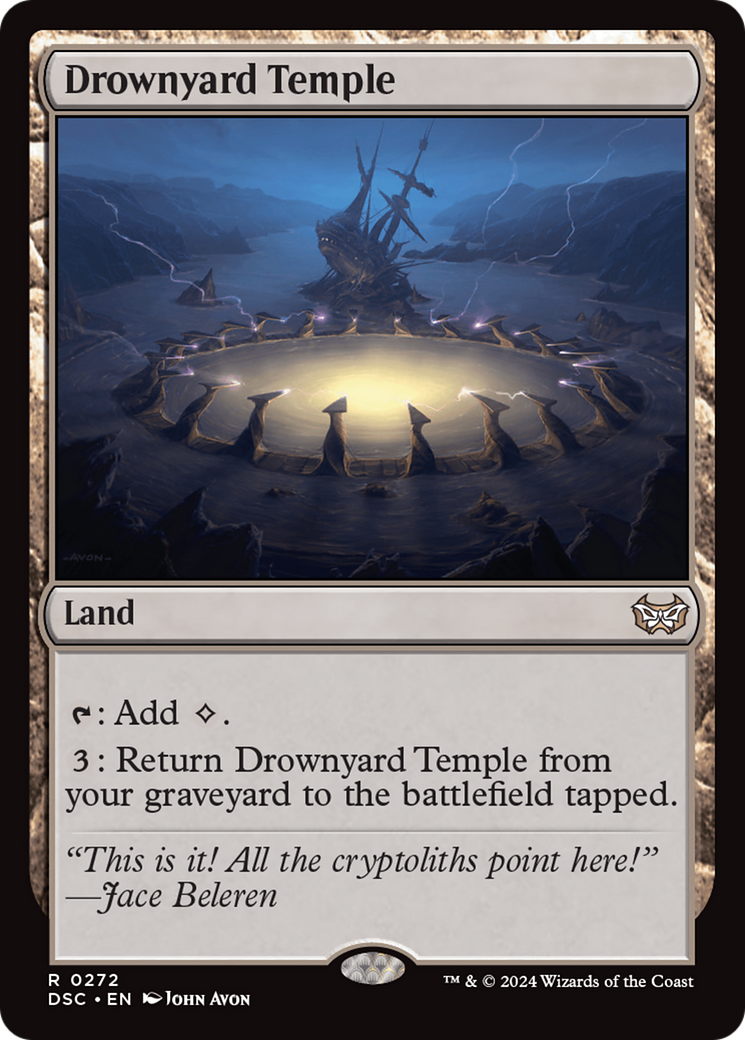 Drownyard Temple (DSC-272)  - Duskmourn: House of Horror Commander