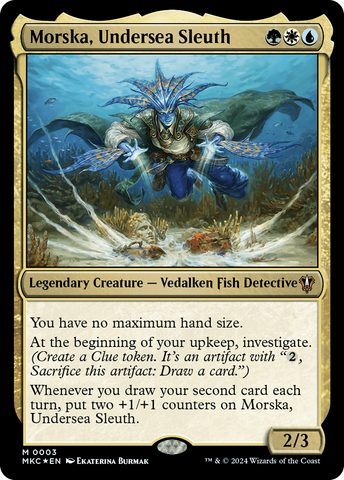 Morska, Undersea Sleuth (MKC-003)  Foil - Murders at Karlov Manor Commander