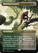 Hunting Grounds (Borderless) (DMR-445)  Foil - Dominaria Remastered