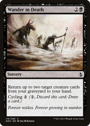 Wander in Death (AKH-115)  - Amonkhet