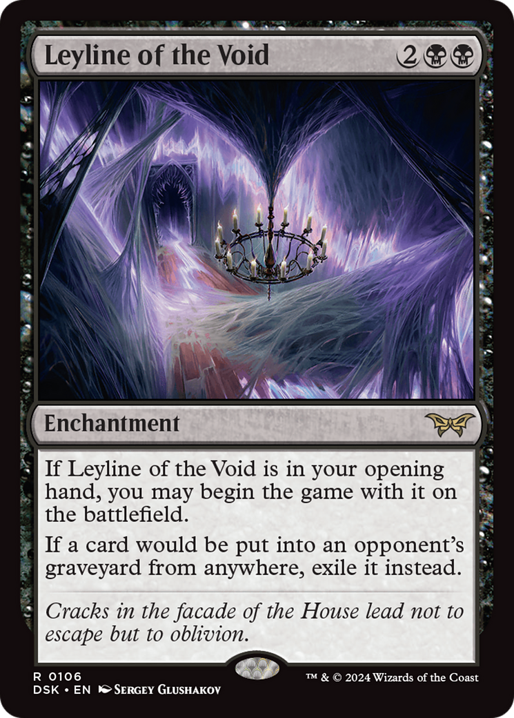 Leyline of the Void (DSK-106)  Foil - Duskmourn: House of Horror