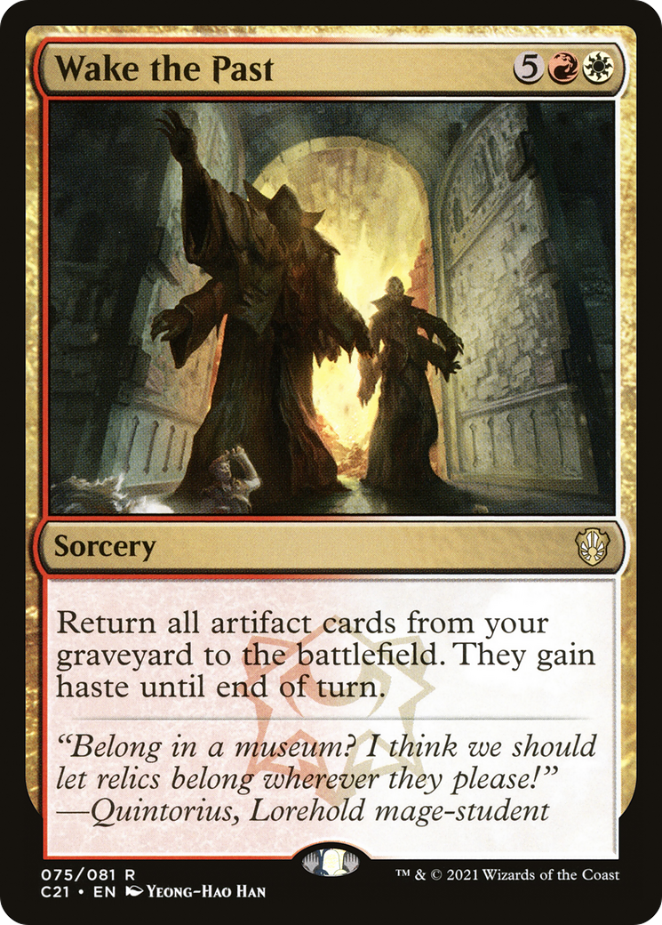 Wake the Past (C21-075)  - Commander 2021