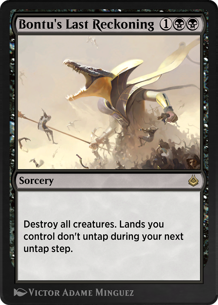 Bontu's Last Reckoning (AKR-096)  - Amonkhet Remastered
