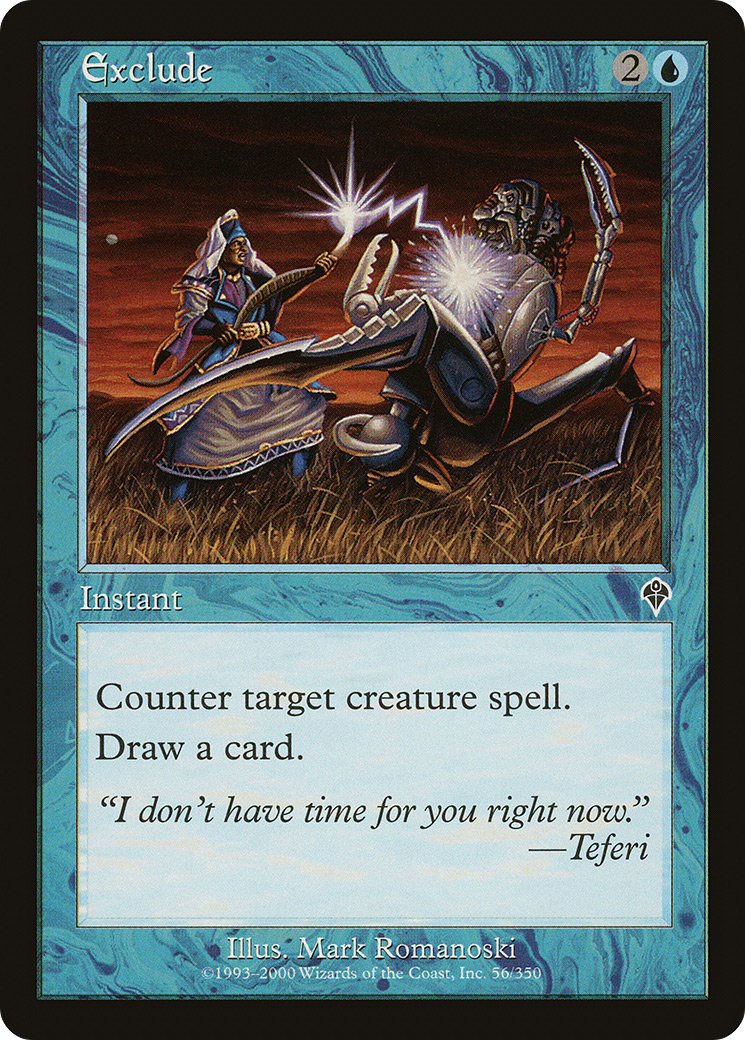 Exclude (INV-056)  - Invasion