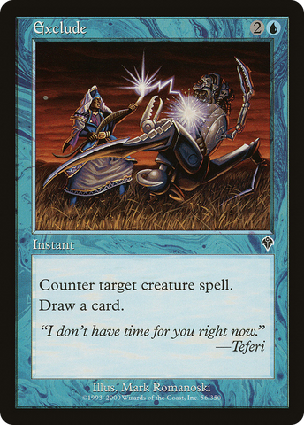 Exclude (INV-056)  - Invasion