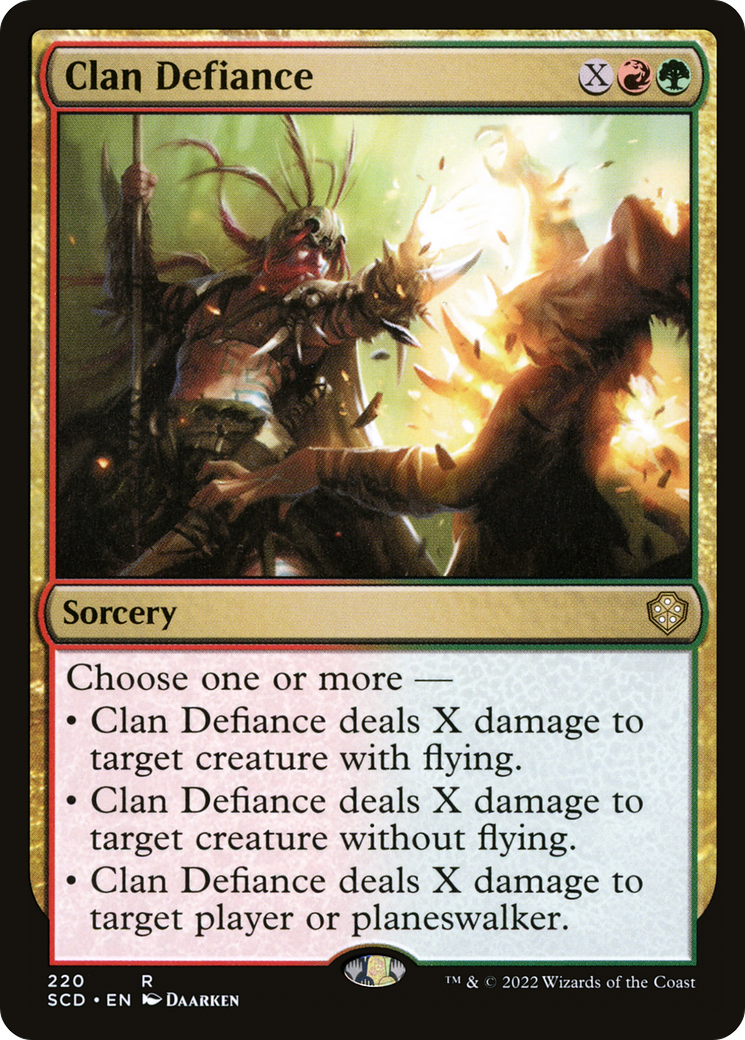Clan Defiance (SCD-220)  - Starter Commander Decks