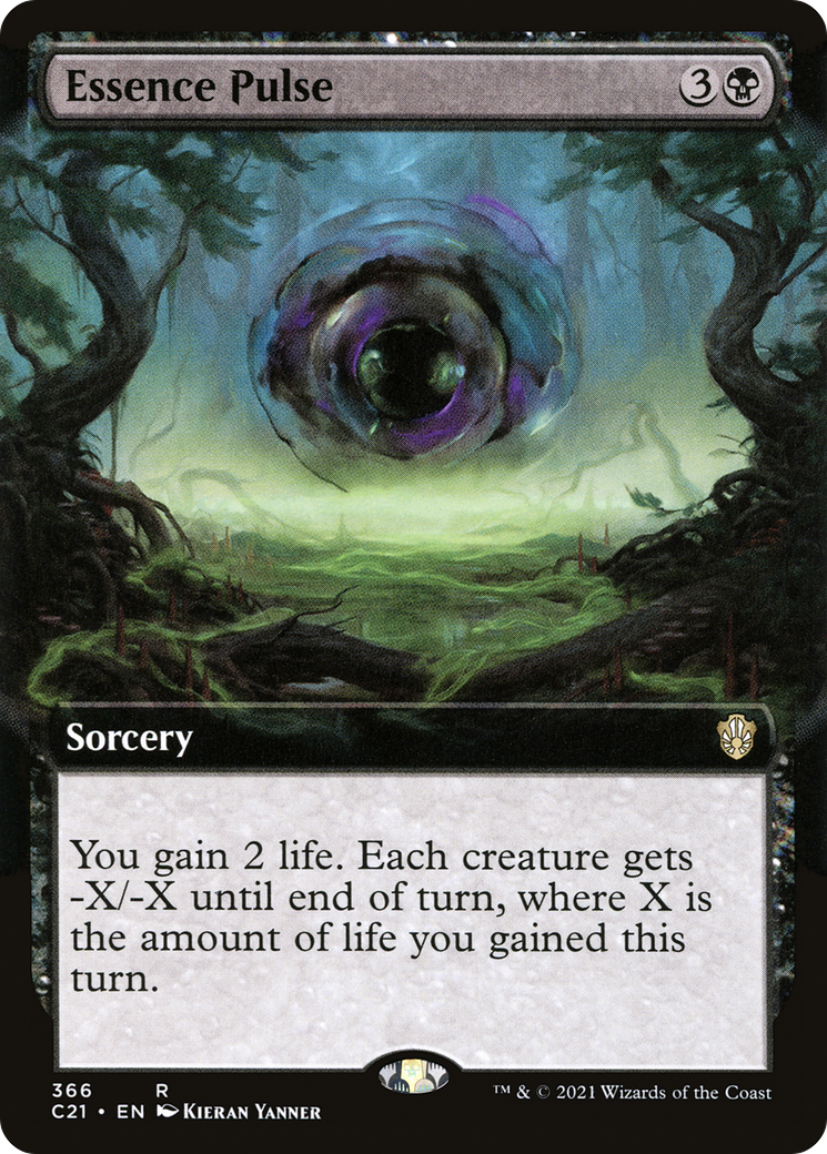 Essence Pulse (Extended Art) (C21-366)  - Commander 2021: (Extended Art)