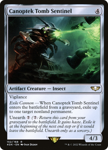 Canoptek Tomb Sentinel (40K-152)  - Warhammer 40,000 Commander