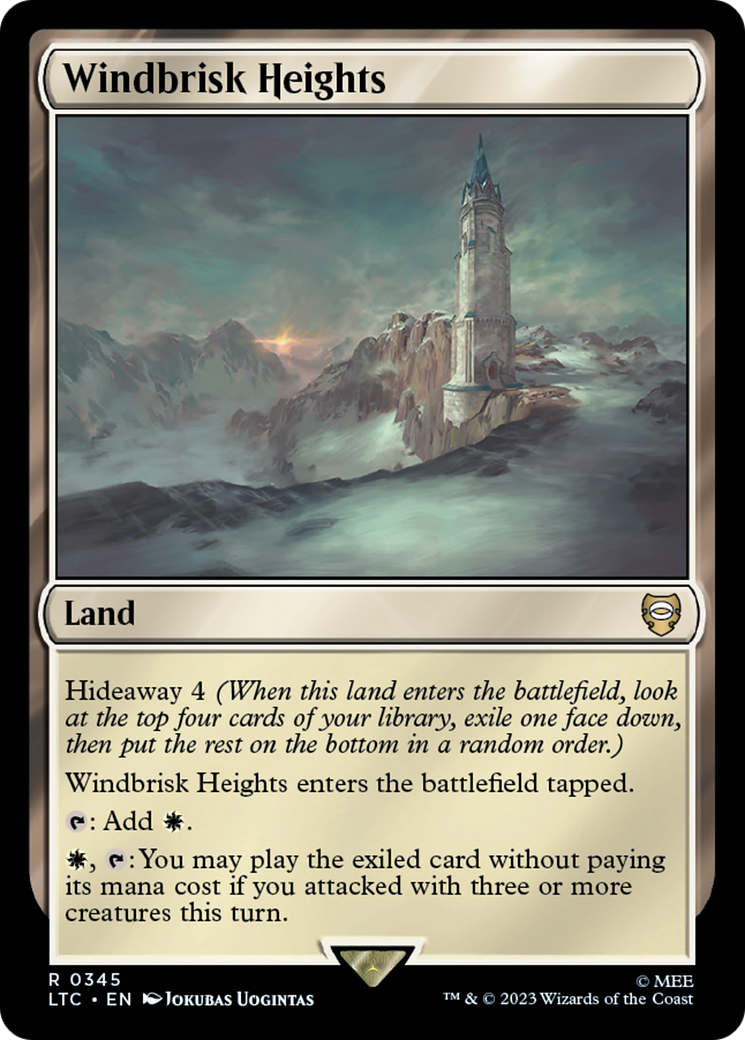 Windbrisk Heights (LTC-345)  - Tales of Middle-earth Commander