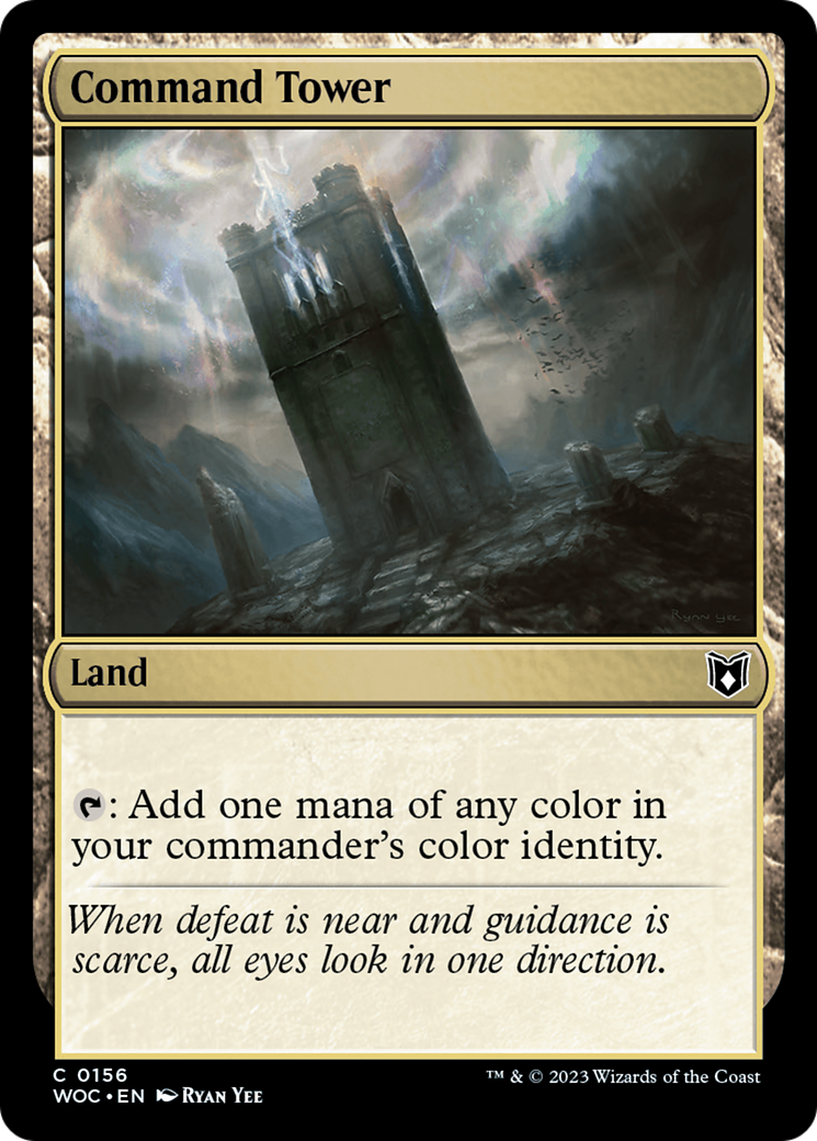 Command Tower (WOC-156)  - Wilds of Eldraine Commander