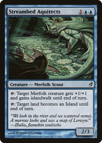 Streambed Aquitects (LRW-091)  Foil - Lorwyn