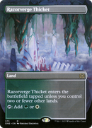 Razorverge Thicket (Borderless) (ONE-373)  Foil - Phyrexia: All Will Be One