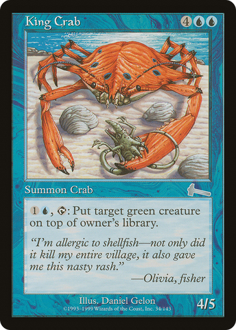 King Crab (ULG-034)  Foil - Urza's Legacy