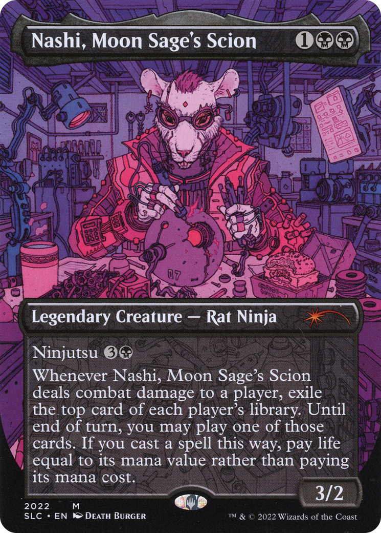 Nashi, Moon Sage's Scion (SLC-2022)  - Secret Lair Countdown Kit (Borderless)