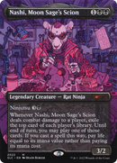 Nashi, Moon Sage's Scion (SLC-2022) - Secret Lair Countdown Kit (Borderless) Foil