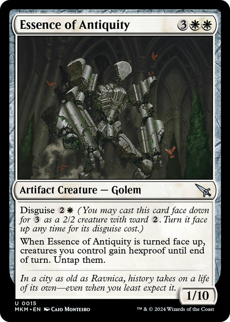 Essence of Antiquity (MKM-015)  Foil - Murders at Karlov Manor