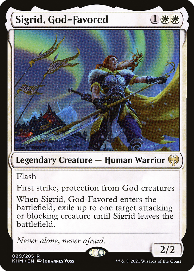 Sigrid, God-Favored (KHM-029)  Foil - Kaldheim