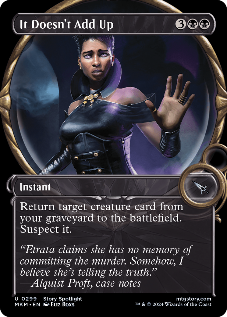 It Doesn't Add Up (Showcase) (MKM-299) - Murders at Karlov Manor: (Showcase)