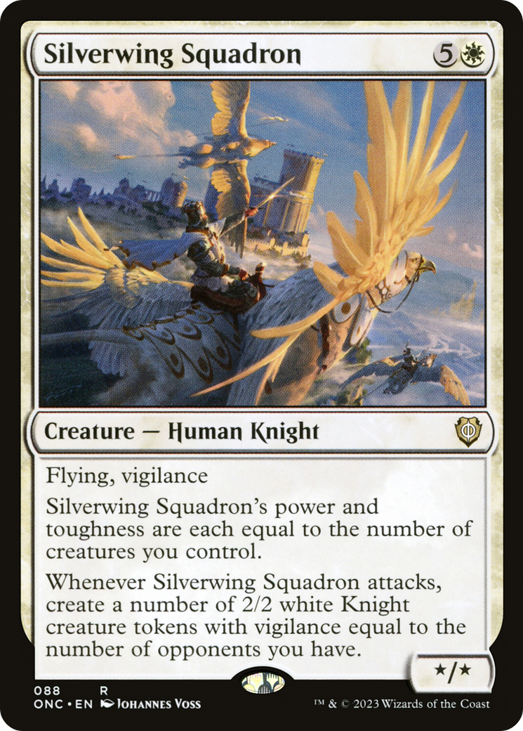 Silverwing Squadron (ONC-088)  - Phyrexia: All Will Be One Commander