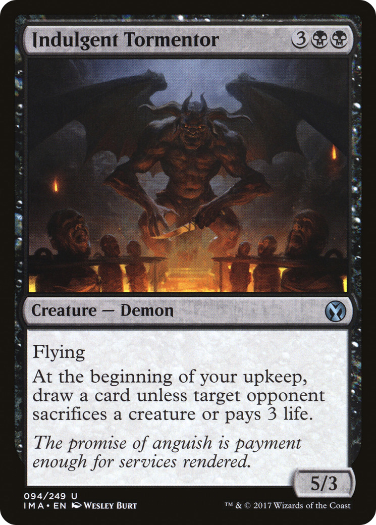 Indulgent Tormentor (IMA-094)  Foil - Iconic Masters