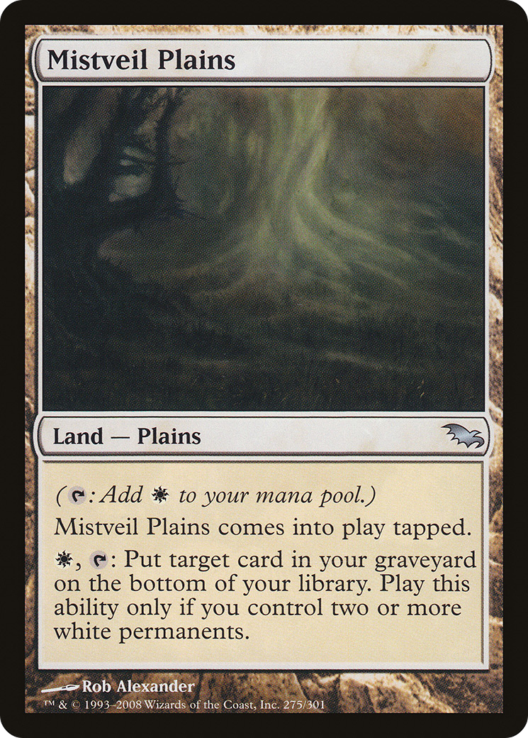 Mistveil Plains (SHM-275)  Foil - Shadowmoor