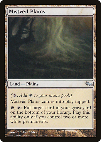 Mistveil Plains (SHM-275)  Foil - Shadowmoor