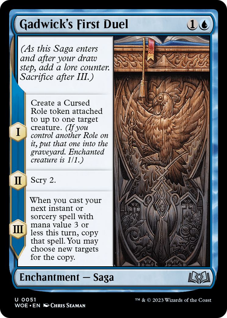 Gadwick's First Duel (WOE-051)  - Wilds of Eldraine