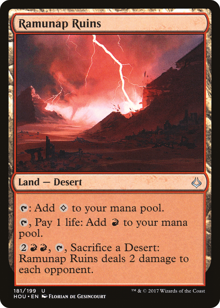 Ramunap Ruins (HOU-181)  Foil - Hour of Devastation