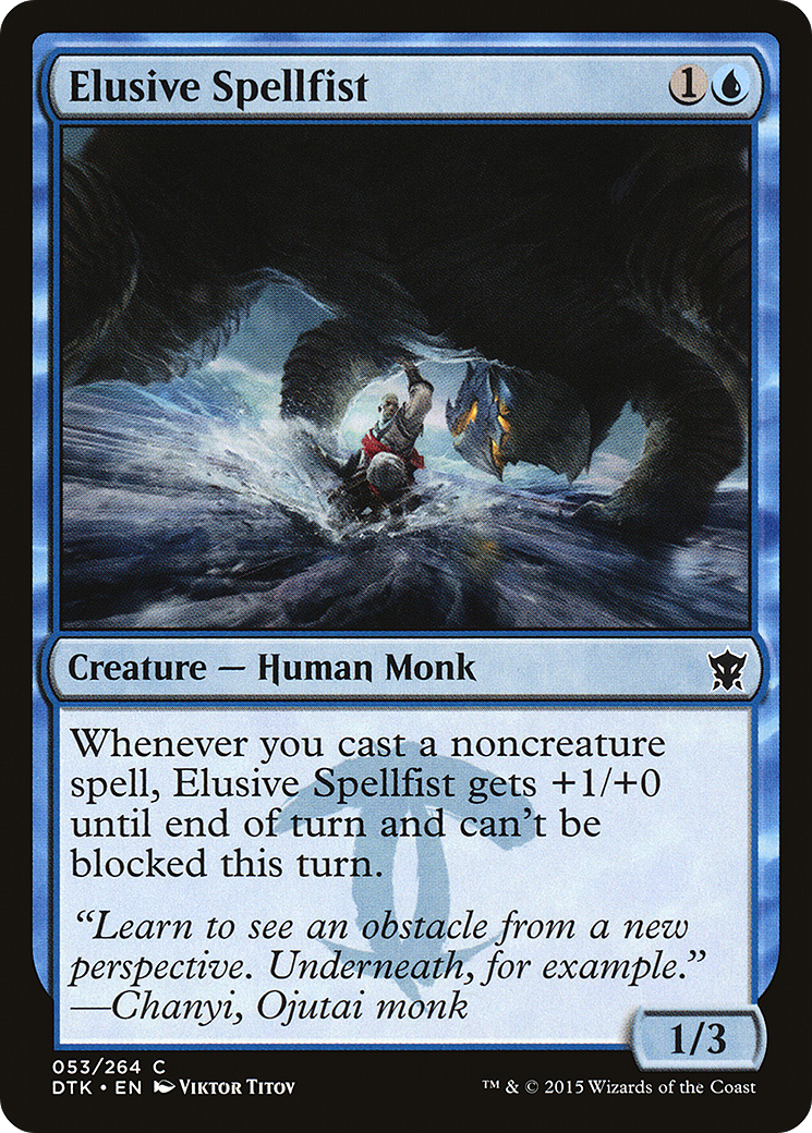 Elusive Spellfist (DTK-053)  - Dragons of Tarkir