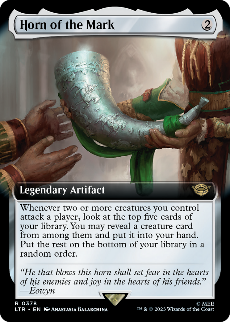 Horn of the Mark (Extended Art) (LTR-378)  Foil - The Lord of the Rings: Tales of Middle-earth: (Extended Art)