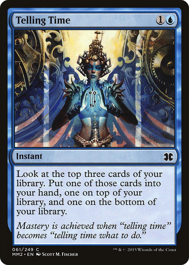 Telling Time (MM2-061)  Foil - Modern Masters 2015