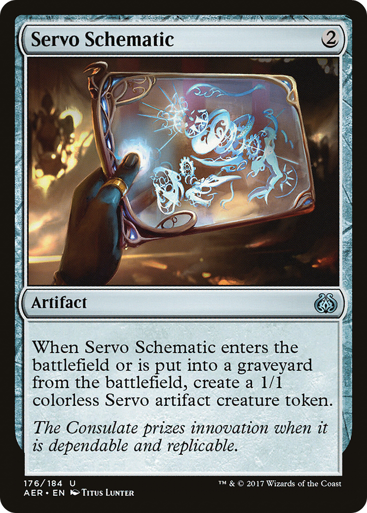 Servo Schematic (AER-176)  Foil - Aether Revolt