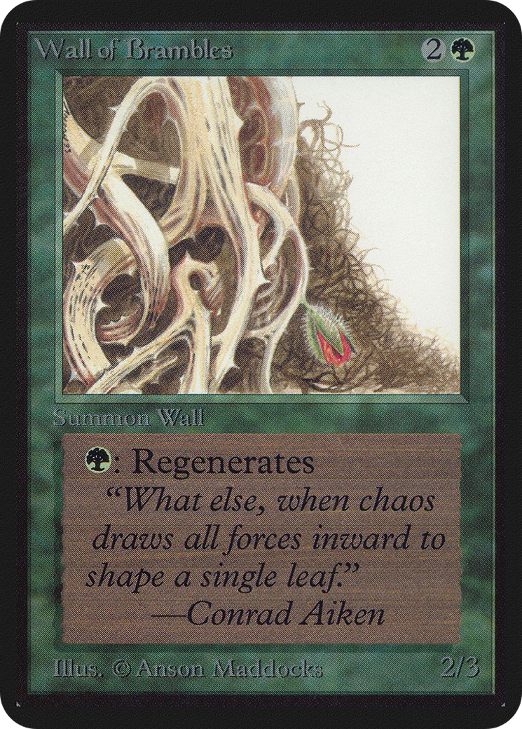 Wall of Brambles (LEA-)  - Limited Edition Alpha