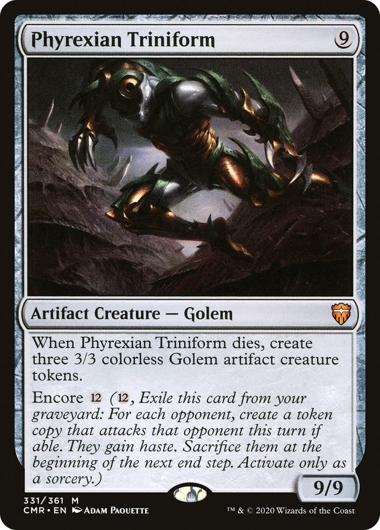 Phyrexian Triniform (CMR-331)  - Commander Legends