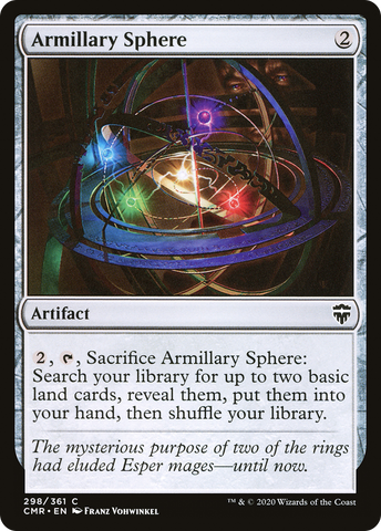 Armillary Sphere (CMR-298)  - Commander Legends