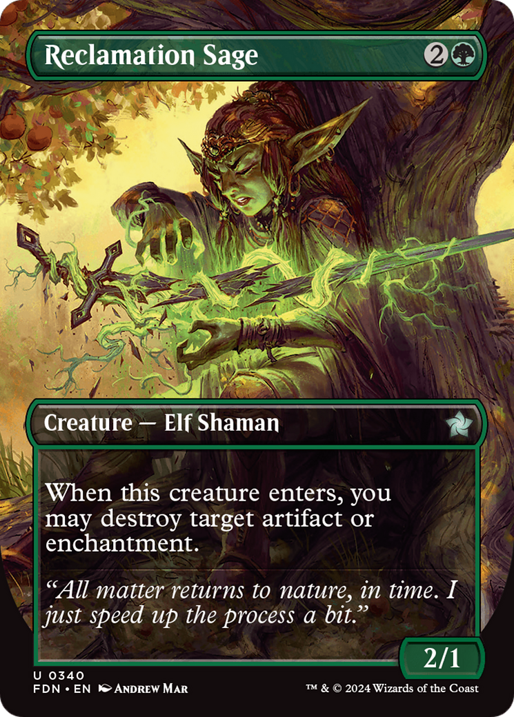 Reclamation Sage (Borderless) (FDN-340)  - Foundations