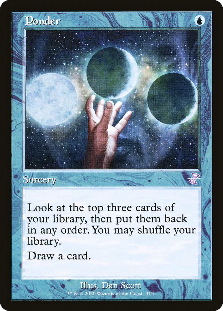 Ponder (TSR-315)  Foil - Time Spiral Remastered