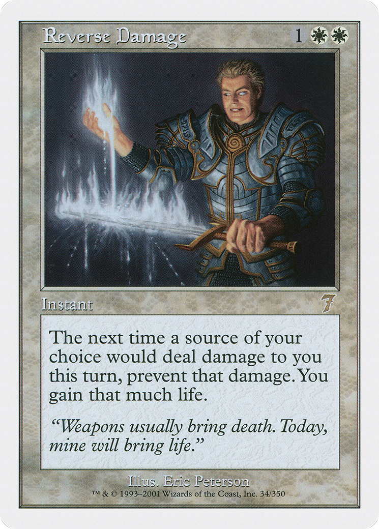 Reverse Damage (7ED-034) - Seventh Edition