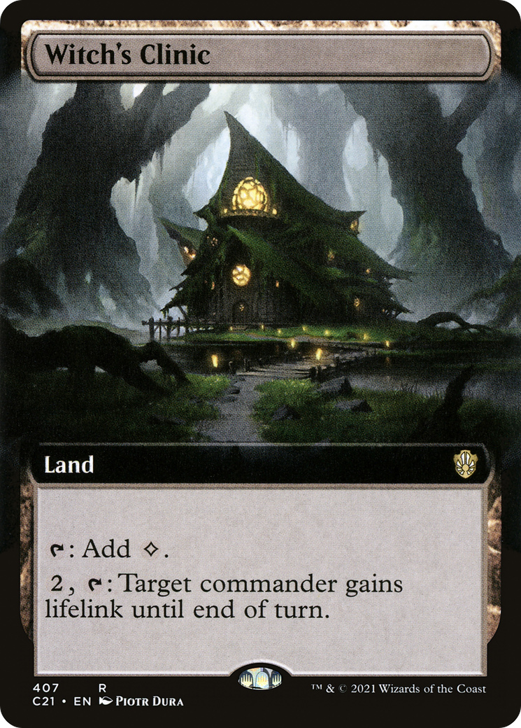 Witch's Clinic (Extended Art) (C21-407)  - Commander 2021: (Extended Art)