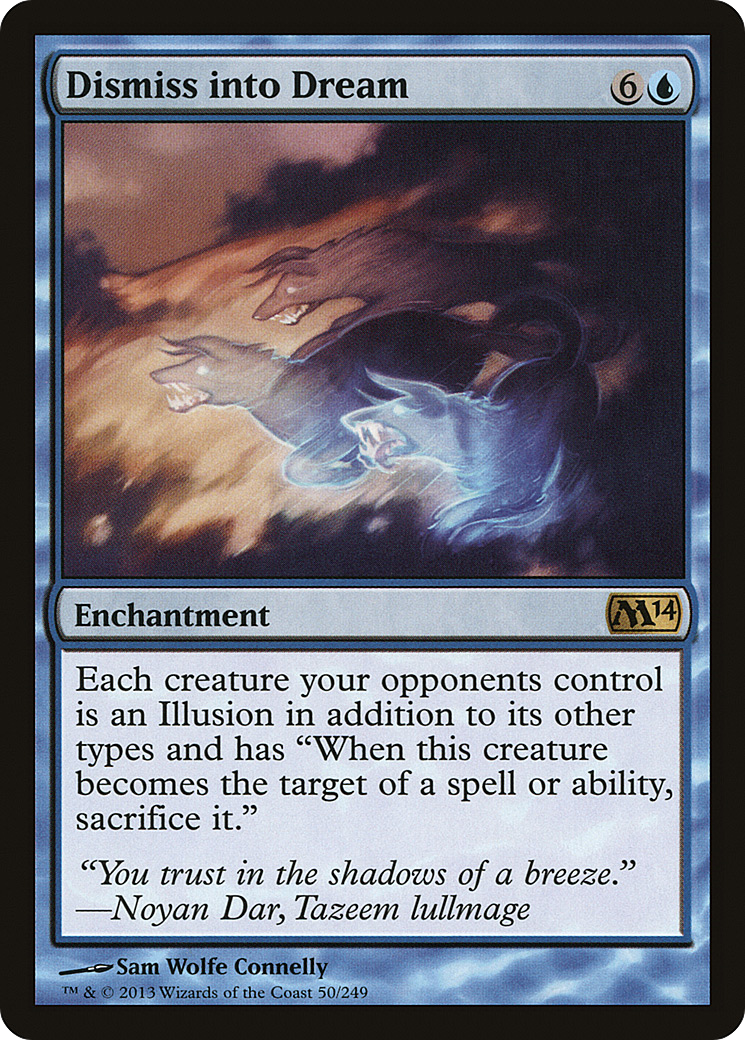 Dismiss into Dream (M14-050)  Foil - Magic 2014