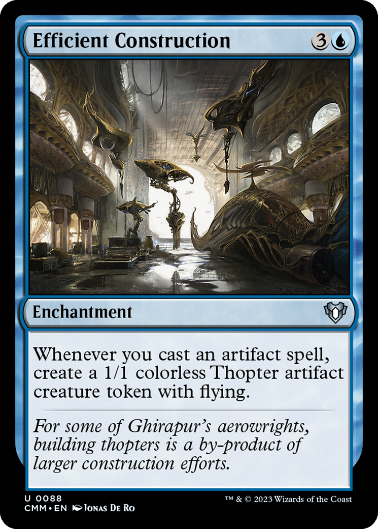 Efficient Construction (CMM-088)  - Commander Masters