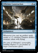 Efficient Construction (CMM-088)  Foil - Commander Masters