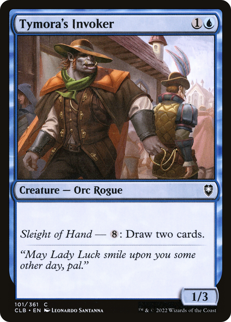 Tymora's Invoker (CLB-101)  Foil - Commander Legends: Battle for Baldur's Gate