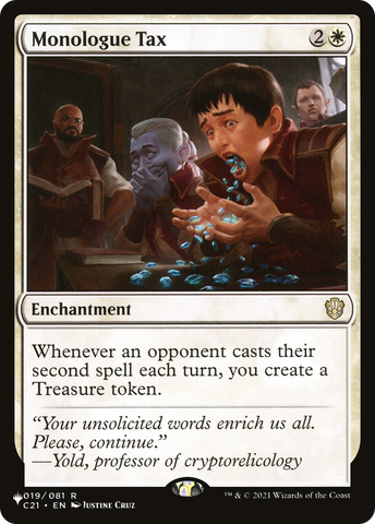 Monologue Tax (LIST-019/081)  - The List
