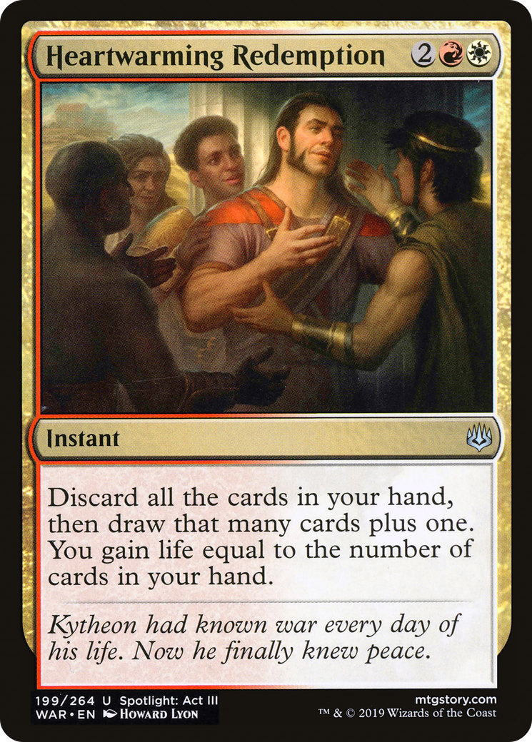 Heartwarming Redemption (WAR-199)  Foil - War of the Spark