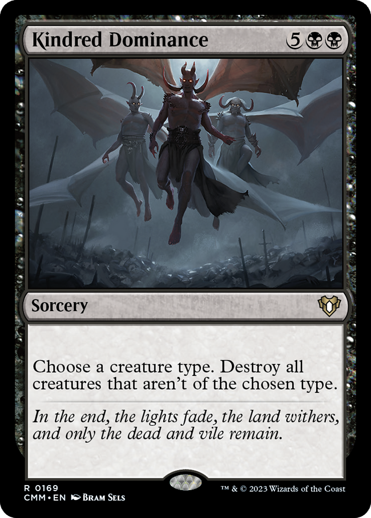 Kindred Dominance (CMM-169)  Foil - Commander Masters