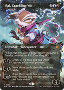 Ral, Crackling Wit (Borderless) (Raised Foil) (BLB-353)  Foil - Bloomburrow: (Showcase)
