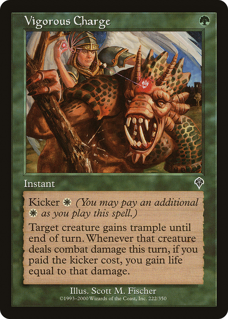 Vigorous Charge (INV-222)  Foil - Invasion